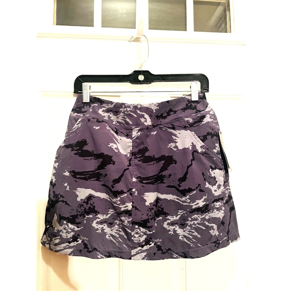 Mountain Hardware Pacer Skirt Skort Black and Gray Pattern size Small NWT $65 - Picture 2 of 6